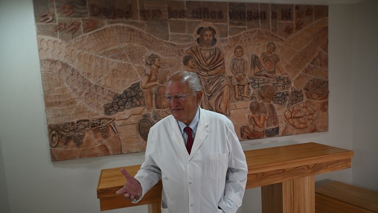 La capilla es uno de los espacios favoritos de Abel Albino. La capilla es uno de los espacios favoritos de Abel Albino.