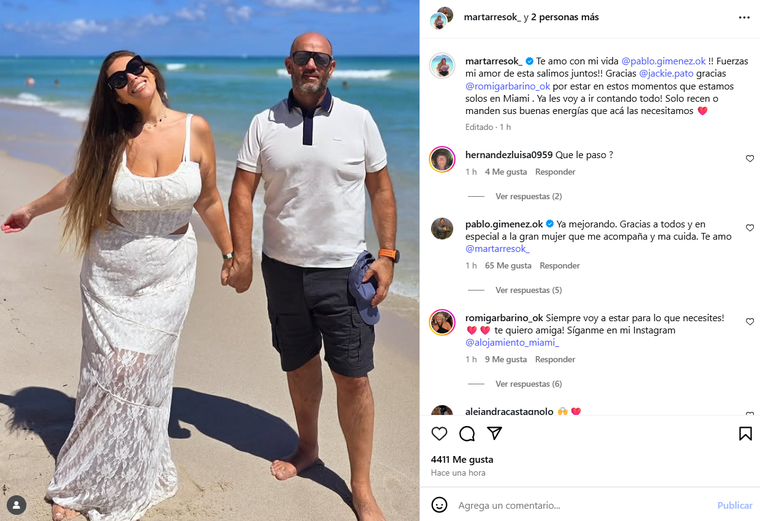 La publicación de Mar Tarrés. Foto: captura de pantalla Instagram/ @martarresok_ La publicación de Mar Tarrés. Foto: captura de pantalla Instagram/ @martarresok_