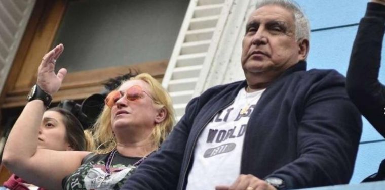 El Pata medina junto a su mujer, Fabiola Medina.