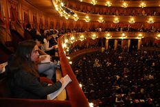 El reencuentro fue en el teatro Colón.