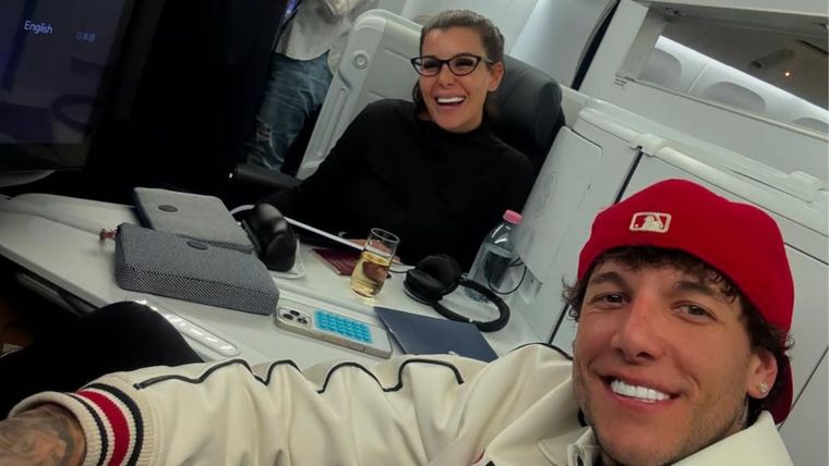 Nuevamente unidos. Foto: Instagram/ @alexcaniggia. 