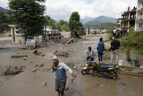 Riada en Nepal.