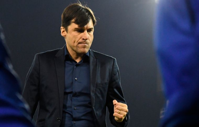 Alexander Medina El técnico de Vélez elogió el juego de su equipo contra River.