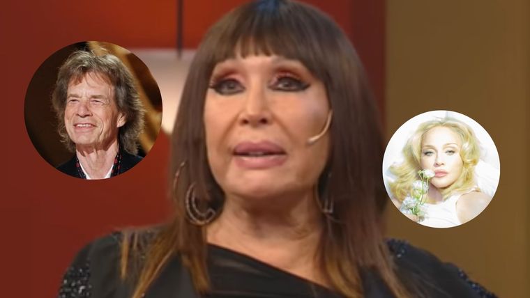Qué une a Moria Casán con Jagger y Madonna. / Captura el trece