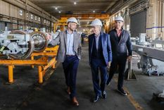 Joaquín Acuña, Director Ejecutivo de Benito Roggio Transporte y Franco Mogetta, secretario de Transporte de la Nación Argentina Foto: Roggio