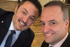 Luis Petri publicó una foto junto a Manuel Adorni en su cuenta de X Foto: X/@luispetri