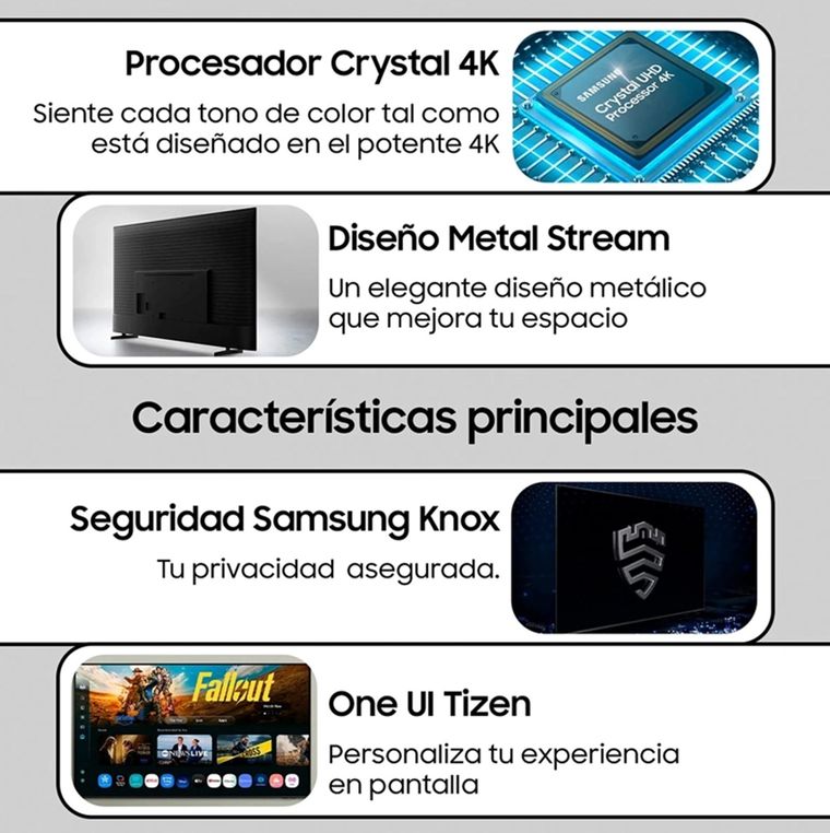 Diseño MetalStream: cuerpo metálico inspirado en la estética aeronáutica y marco ultradelgado para una experiencia de visión más inmersiva. Diseño MetalStream: cuerpo metálico inspirado en la estética aeronáutica y marco ultradelgado para una experiencia de visión más inmersiva.