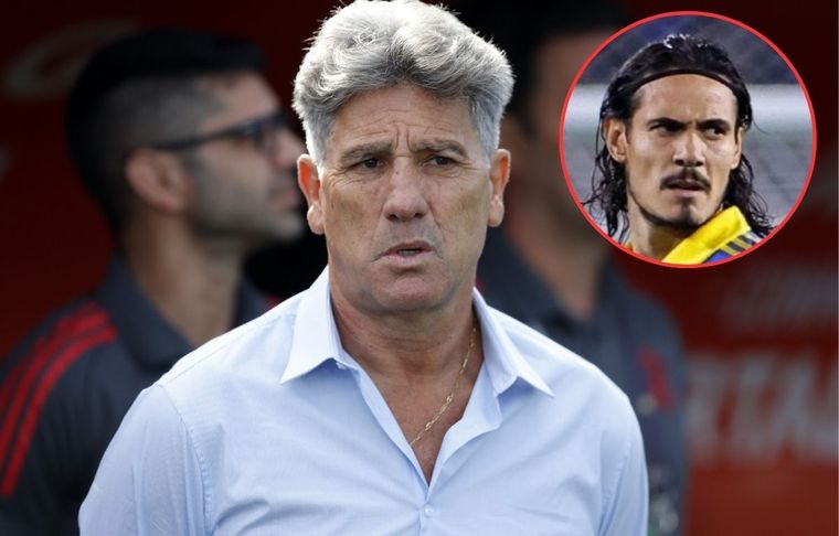 El entrenador del Gremio fue muy claro al ser consultado sobre la posible llegada de Cavani Foto: Foto: archivo