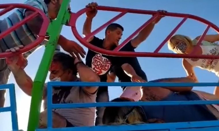 Los heridos fueron hospitalizados