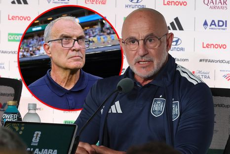Luis de la Fuente, DT de España, confesó su admiración por Marcelo Bielsa. Luis de la Fuente, DT de España, confesó su admiración por Marcelo Bielsa.