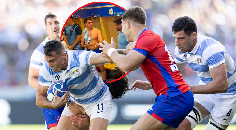 Los jugadores compartieron un gran momento tras el encuentro.
