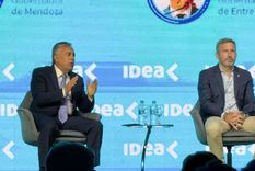 Alfredo Cornejo junto al gobernador de Entre Ríos, Rogelio Frigerio.