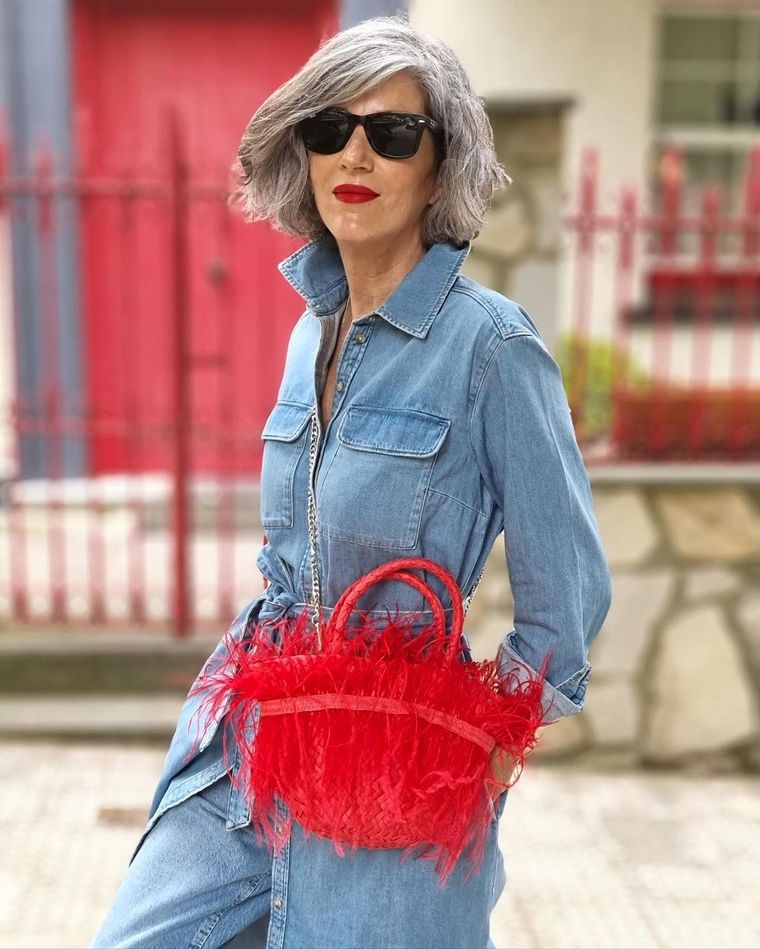 Carmen Gimeno inspira con sus looks a todas, pero especialmente a las mujeres +60 Foto: Instagram