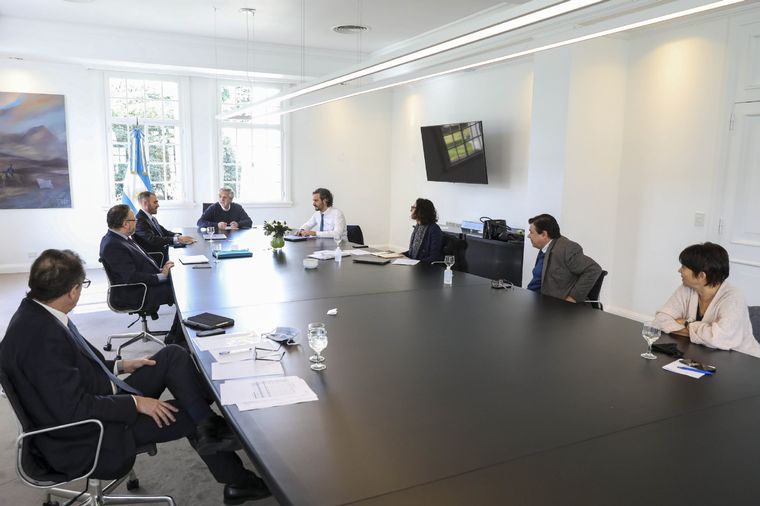 La reunión de hoy, en Olivos.