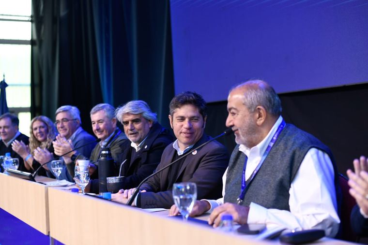 Axel Kicillof junto a Héctor Daer en Córdoba.