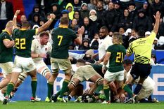 Sudáfrica podría perder un jugador clave para la final. Foto: EFE Sudáfrica podría perder un jugador clave para la final. Foto: EFE