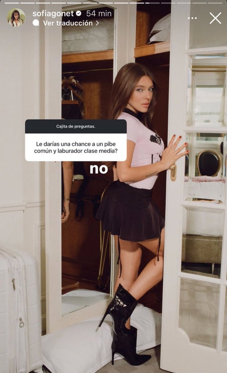 La influencer en Instagram. Créditos: Instagram / sofiagonet La influencer en Instagram. Créditos: Instagram / sofiagonet