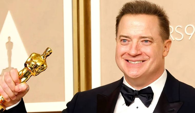 Brendan Fraser viene de ser uno de los grandes protagonistas de los Premios Oscar.
