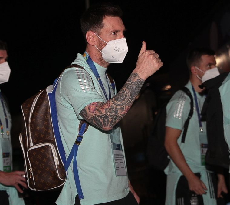 Messi no quiere descansar y pidió jugar ante Bolivia. Foto: AFA