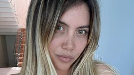 Wanda Nara replicó una fotografía de pequeña subida por su madre . Foto: Archivo
