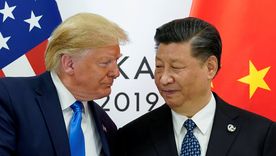 Donald Trump y Xi Jinping, el presidente de China.