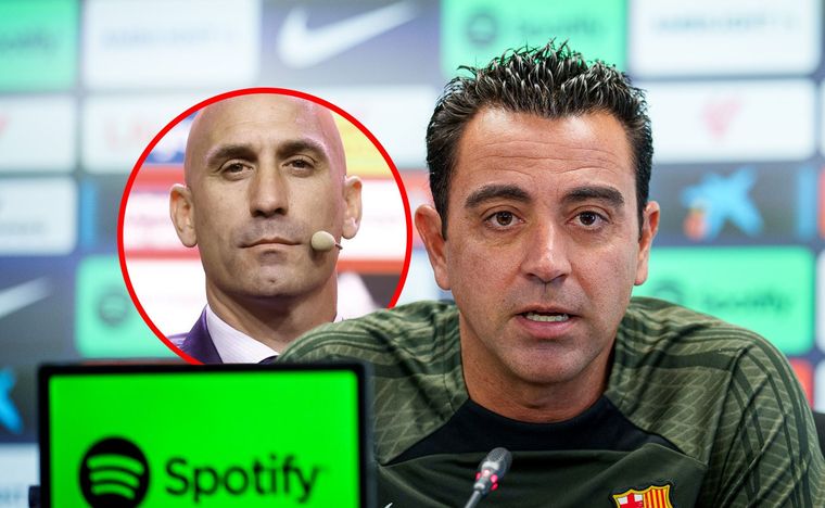 Xavi criticó duramente a Rubiales.