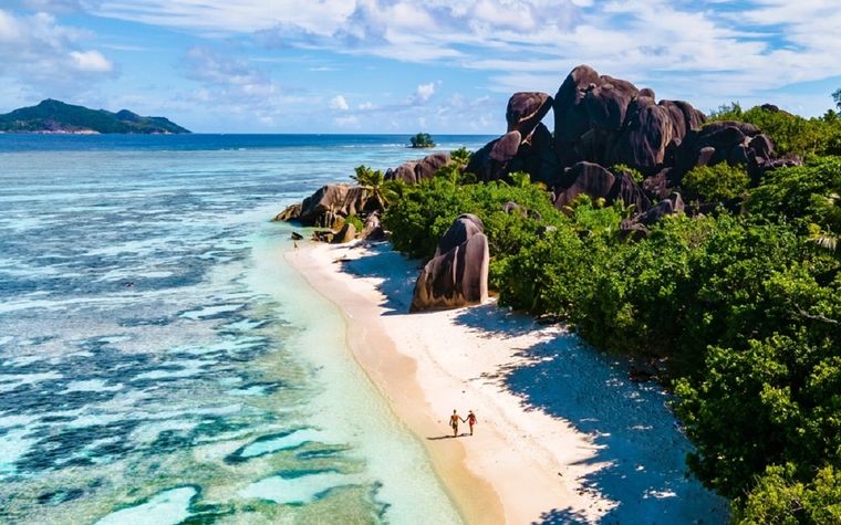 Anse Source dArgent es una de las playas de ensueño escogida por la IA Foto: shutterstock