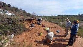 Científicos de la UNC investigarán el primer fósil de un vertebrado del Mesozoico hallado en Córdoba. Científicos de la UNC investigarán el primer fósil de un vertebrado del Mesozoico hallado en Córdoba.