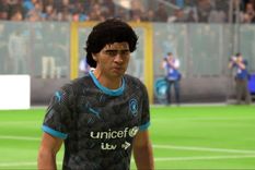 diego maradona, feliz por formar equipo con pele, crespo y veron, entre otros