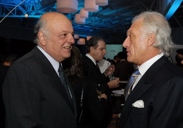 El vice Juan Carlos Jaliff junto a Orlando Terranova, miembro del directorio de MDZ. Foto: Nacho Gaffuri