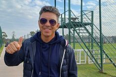 El Muñeco estuvo en el River Camp y revolucionó el mundo millonario Foto: Foto: Juveniles River / @ph_iobitler