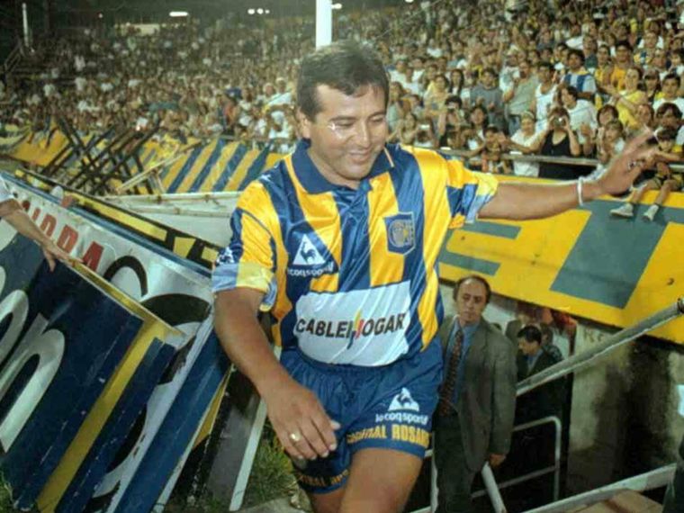 El Negro Palma, ídolo y multicampeón con Rosario Central.