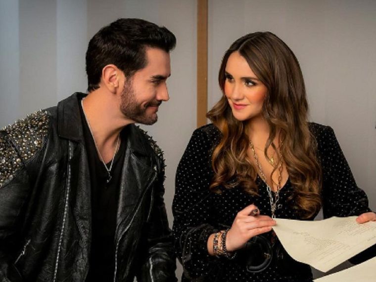 Dulce María y David Zepeda