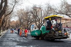 Avanzan las obras en la Ciudad de Mendoza. Avanzan las obras en la Ciudad de Mendoza.