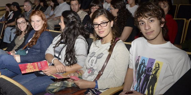 La concurrencia de jóvenes al festival fue apabullante. Foto: Gentileza