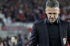 El entrenador de River tiene una difícil historia de vida. Foto: FotoBaires El entrenador de River tiene una difícil historia de vida. Foto: FotoBaires