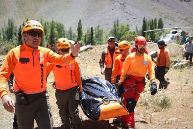 MDZol | Qué sucedió finalmente con los andinistas fallecidos en el Cerro Marmolejo Foto: GRUPO DE RESCATE