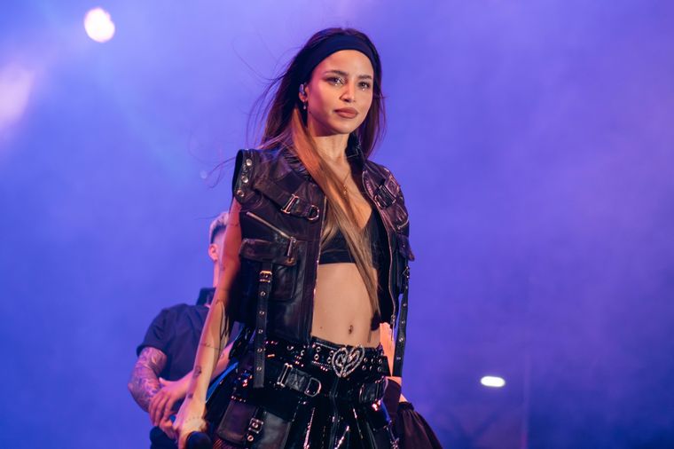 Emilia Mernes anunció su séptimo Movistar Arena tras agotar los otros seis en horas. Foto: Santiago Tagua/MDZ