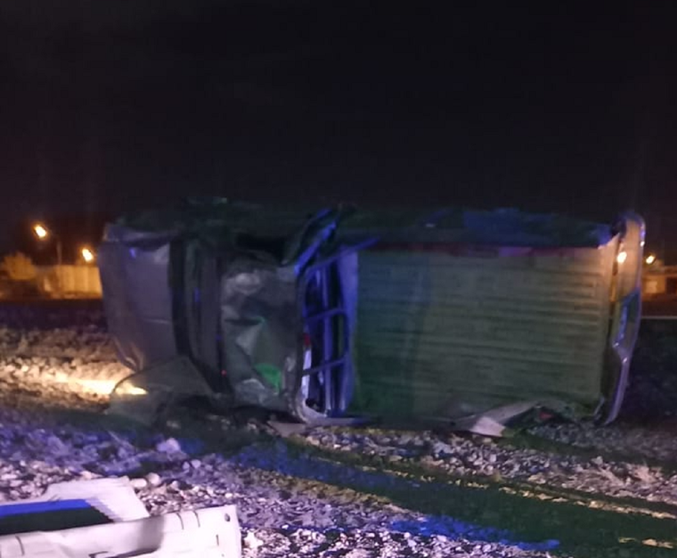 El accidente fatal Foto: Gentileza