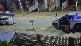 El cuerpo del jefe fue encontrado sin vida enterrado en el patio de la vivienda de su empleado en la localidad de Dolores. Foto: DDI de Dolores El cuerpo del jefe fue encontrado sin vida enterrado en el patio de la vivienda de su empleado en la localidad de Dolores. Foto: DDI de Dolores