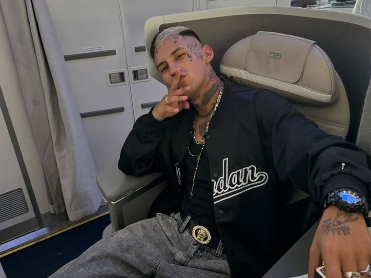 L-Gante mostró un adelanto de su nuevo tema y muchos coincidieron en que en su letra hay una indirecta para Wanda Nara Foto: Instagram @lgante_keloke