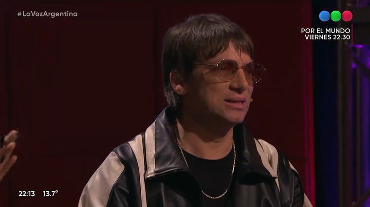 El artista no pudo con su genio y no pasó desapercibido. Créditos: Captura / Telefe