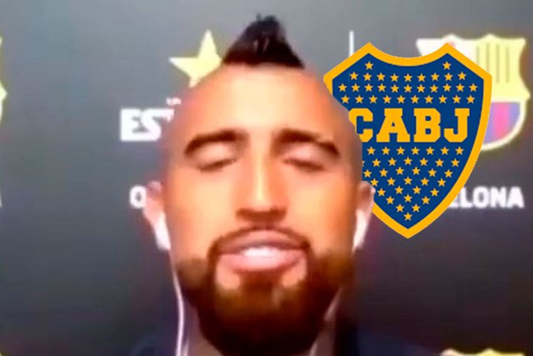 En junio de 2020, Vidal reveló sus ganas de jugar en la Bombonera.