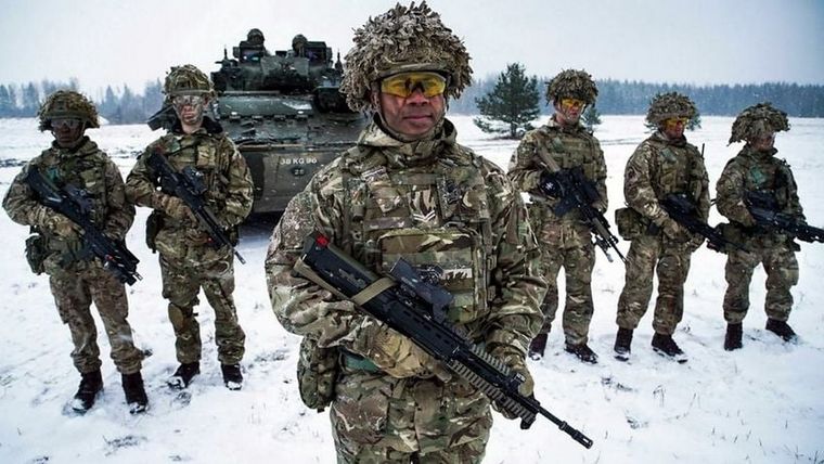 Soldados finlandeses durante unos ejercicios militares Foto: NATO