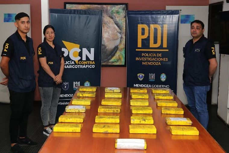 La cocaína secuestrada Foto: Ministerio de Seguridad