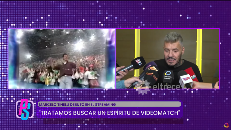 Marcelo Tinelli se mostró feliz tras el debut en streaming. Foto: captura de video YouTube/ El Trece. Marcelo Tinelli se mostró feliz tras el debut en streaming. Foto: captura de video YouTube/ El Trece. 