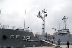 El buque USS Pueblo de la Armada de EE.UU. capturado por Corea del Norte en 1968 y ahora convertido en museo. Foto: Afp