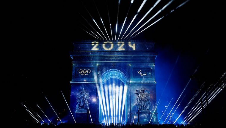 Argentina abrió los Juegos Olímpicos de París 2024, lugar donde tuvo su primera presentación Foto: NA