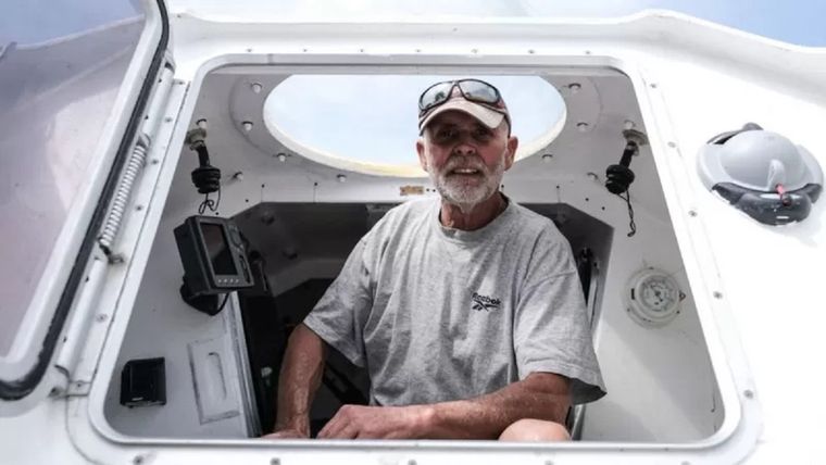 El transporte usado por Jean-Jacques Savin fue encontrado volcado Foto: GETTY IMAGES