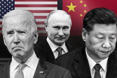 Biden, Putin y Xi manejan los hilos del mundo. Foto: Nikkei.